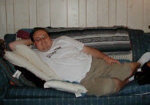 Me lounging